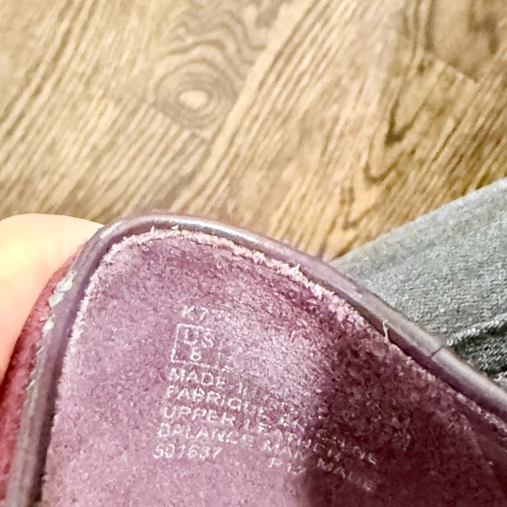 Rockport Burgundy Suede Platform Peep Toe Heels Size 8 - Picture 7 of 9